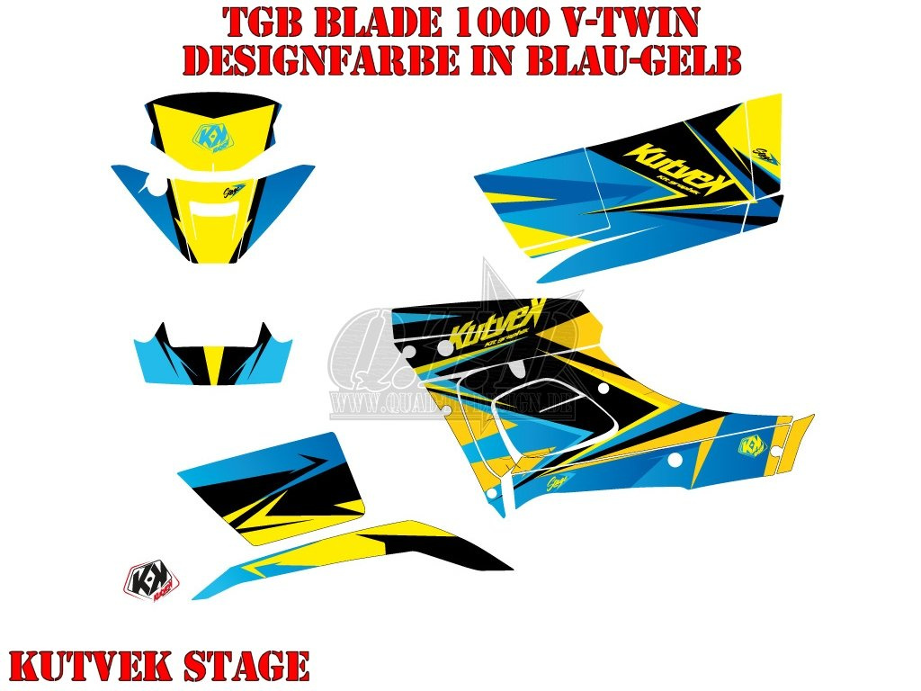 Stage Blau-Gelb für TGB Blade 1000 V-Twin